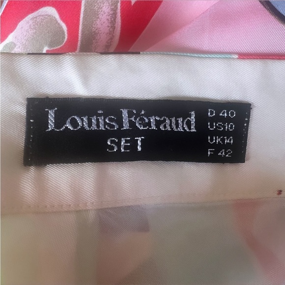 VINTAGE LOUIS FERAUD Silk “Paris Scarf” Print High Waisted Pencil Skirt Size 10 - Picture 11 of 14